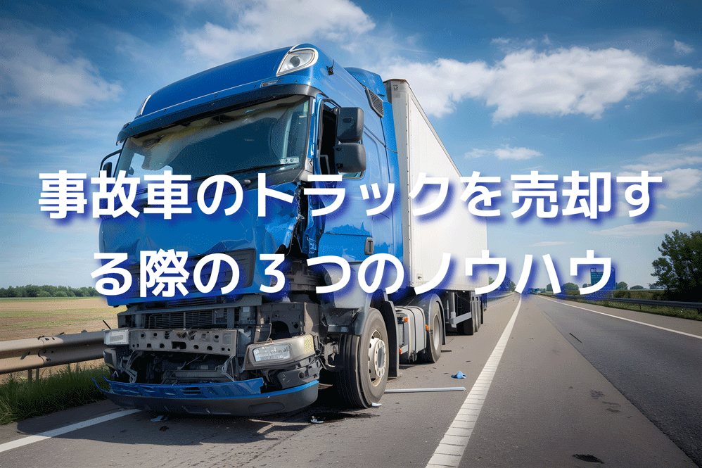 事故車のトラックを売却する際の3つのノウハウアイキャッチ